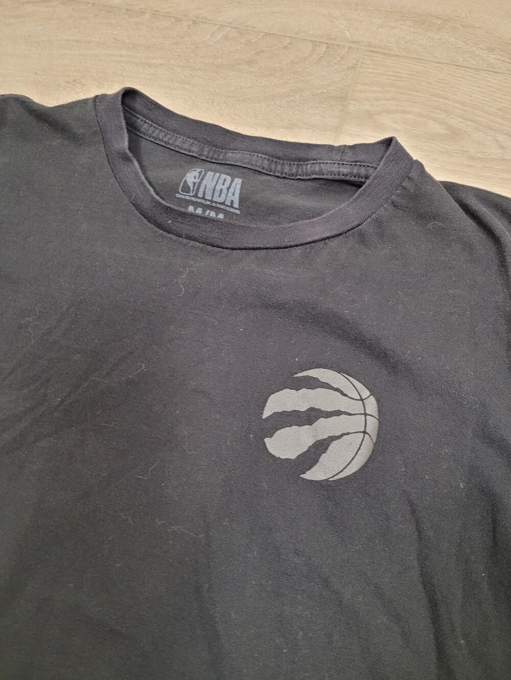 NBA Toronto Raptors Black Graphic Tee T-shirt Top Size: M